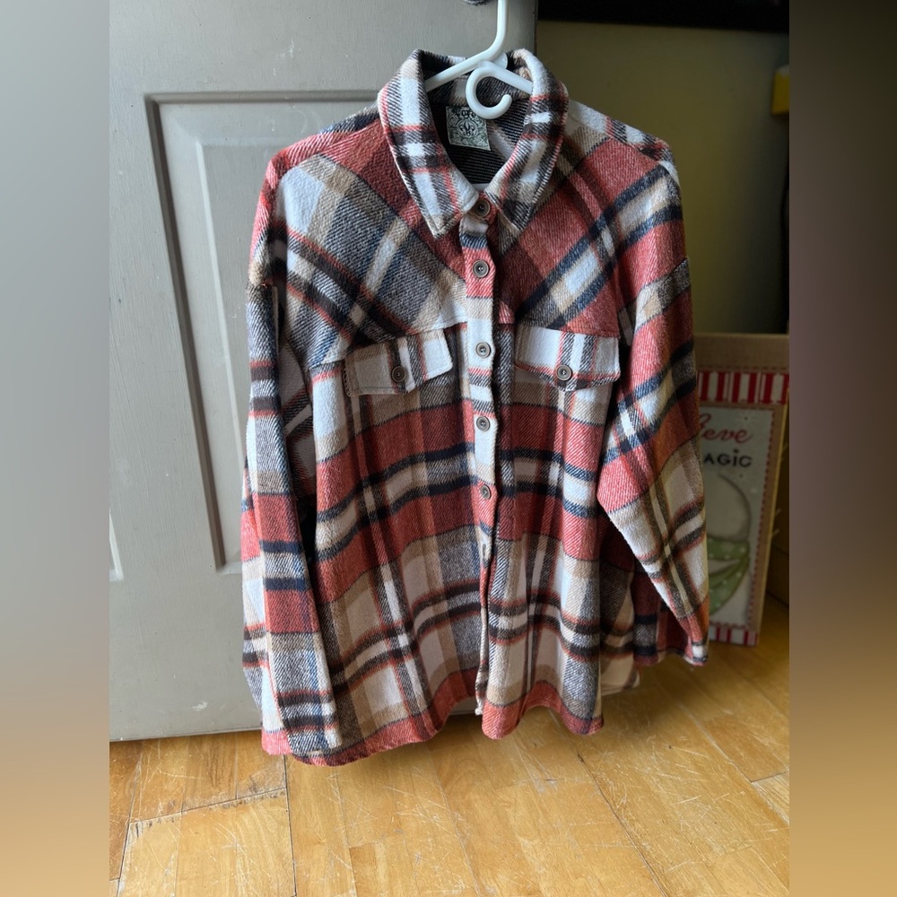 Vocal Wool Plaid Jacket with Fringe made in the USA